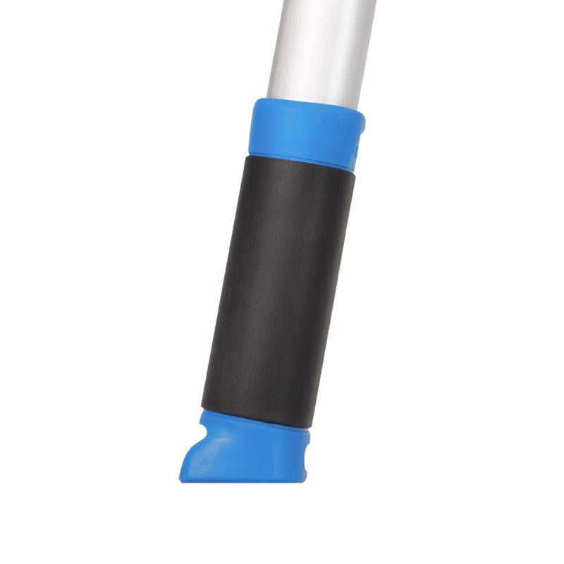 Unger Telescoping 6 ft. L X 2 in. D Aluminum Extension Pole Blue/White