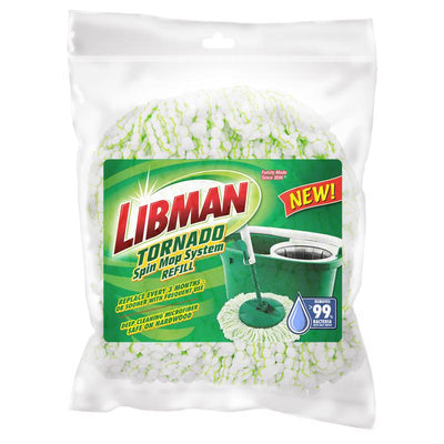 Libman Tornado Spin Microfiber Mop Refill