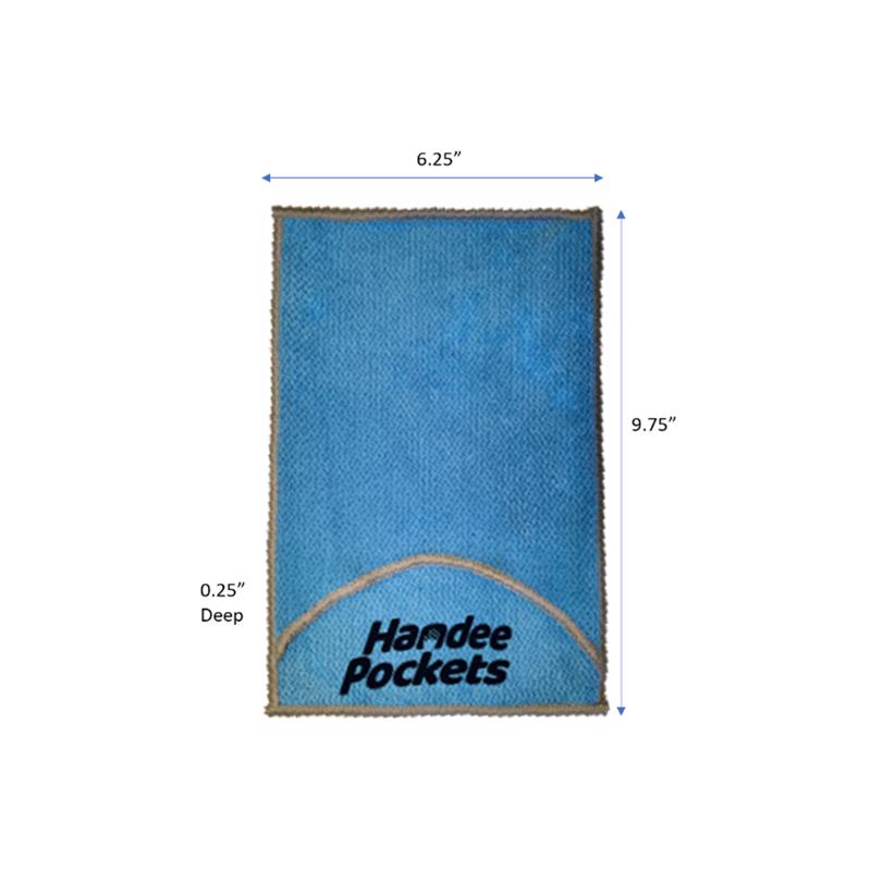 Handee Pockets Microfiber Cleaning Cloth 6.25 in. W X 9.75 in. L 2 pk
