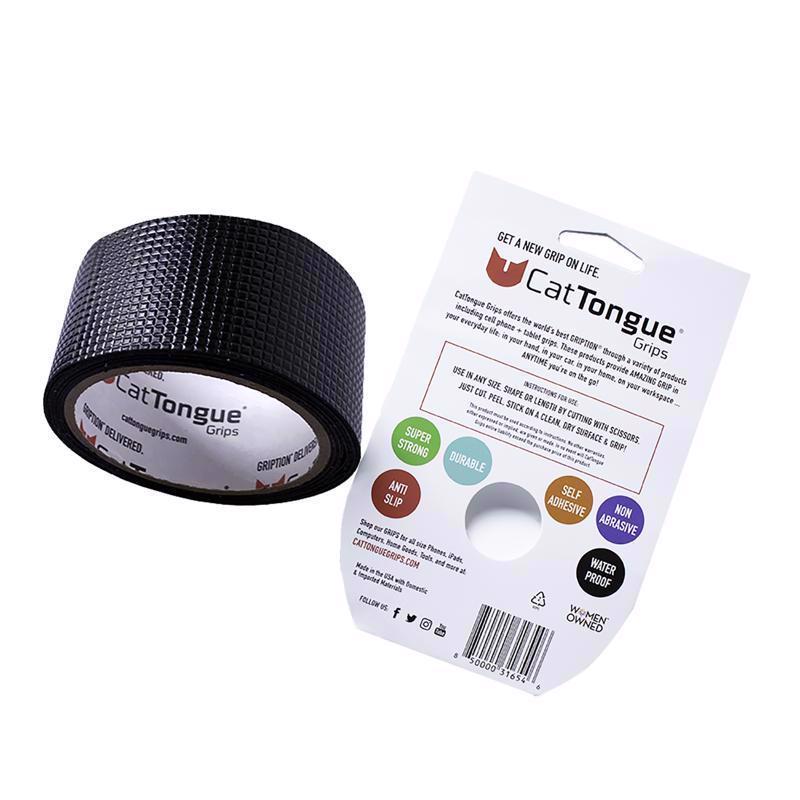 CatTongue Grips Gription Black Anti-Slip Tape 2 in. W X 10 ft. L
