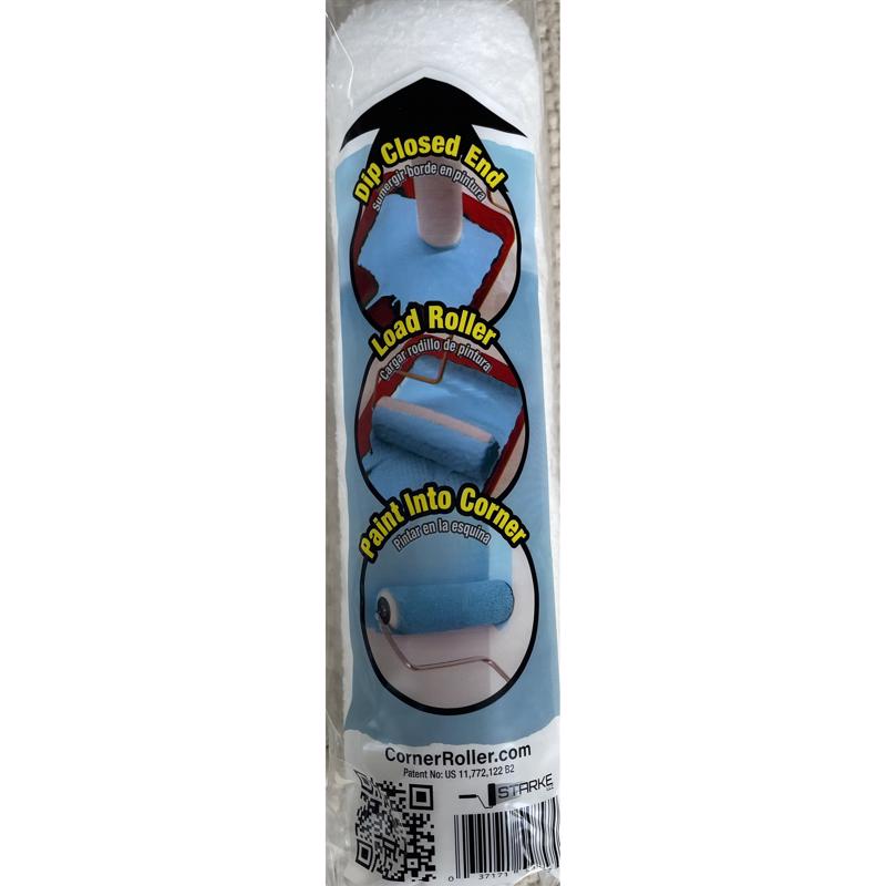 Corner + Roller Microfiber 2.5 in. W X 1/2 in. Regular Paint Roller Cover