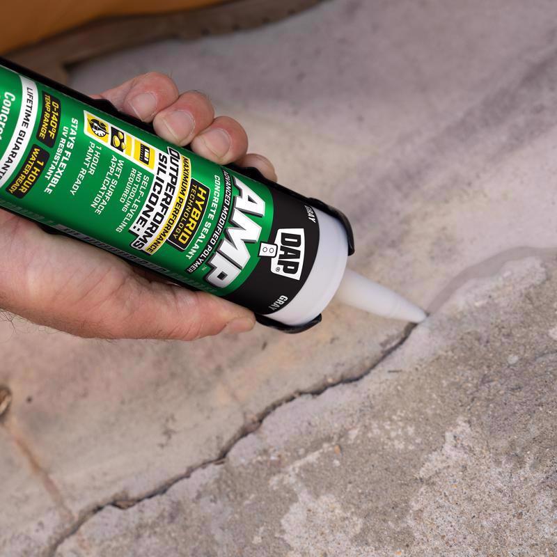 DAP AMP Gray Polymer Advanced Hybrid Self-Leveling Sealant 9 oz