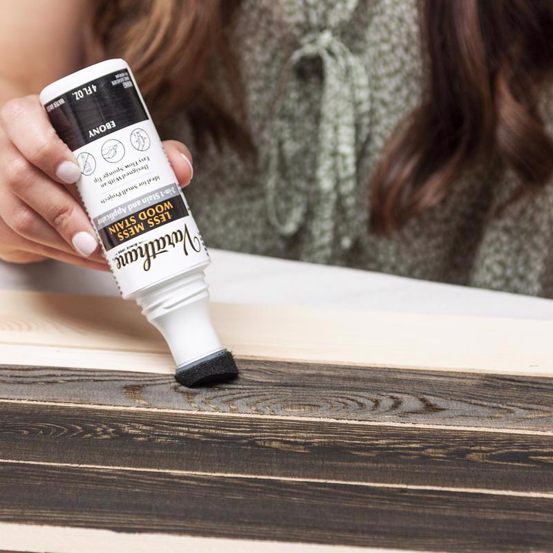 Varathane Less Mess Ebony Water-Based Linseed Oil Emulsion Wood Stain 4 oz