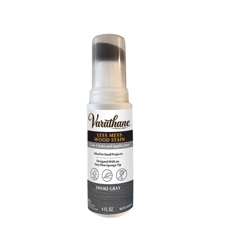 Varathane Less Mess Smoke Gray Water-Based Linseed Oil Emulsion Wood Stain 4 oz
