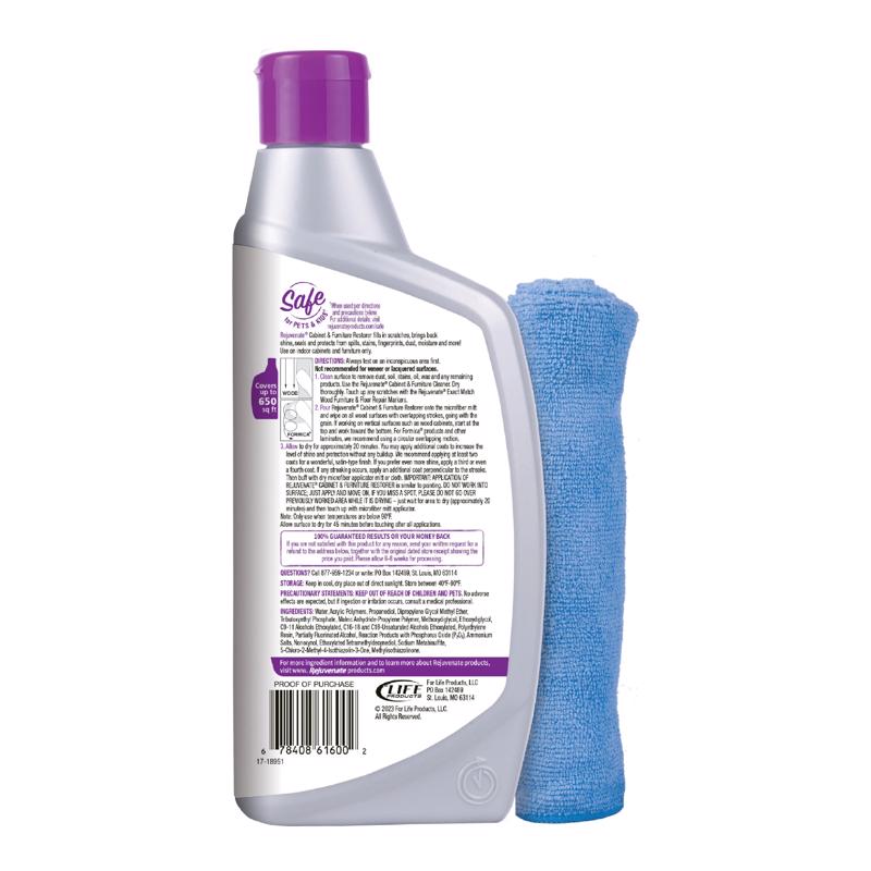 Rejuvenate No Scent Cabinet & Furniture Restorer 16 oz Liquid