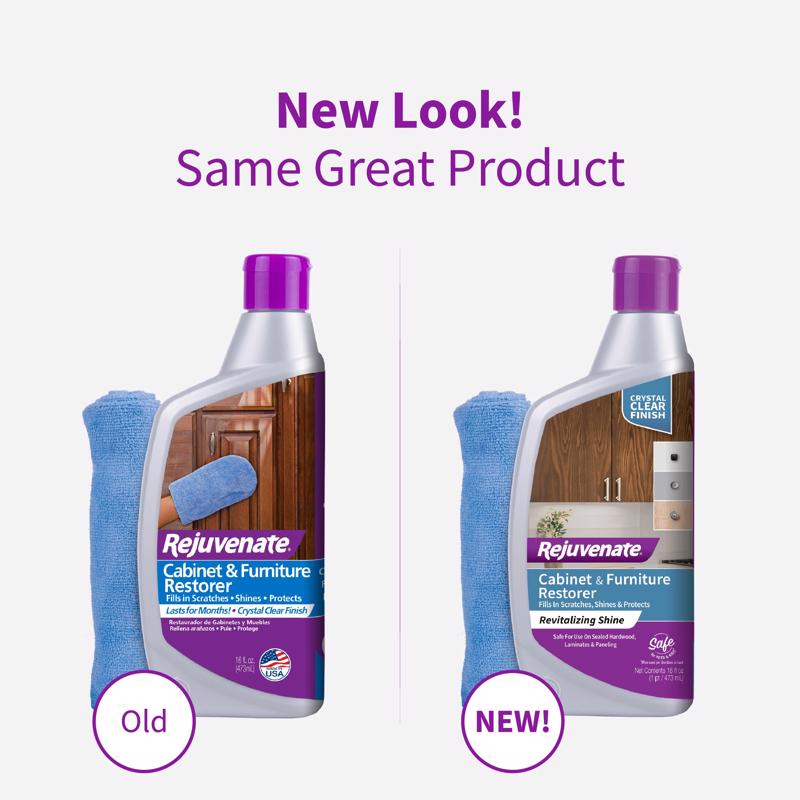 Rejuvenate No Scent Cabinet & Furniture Restorer 16 oz Liquid