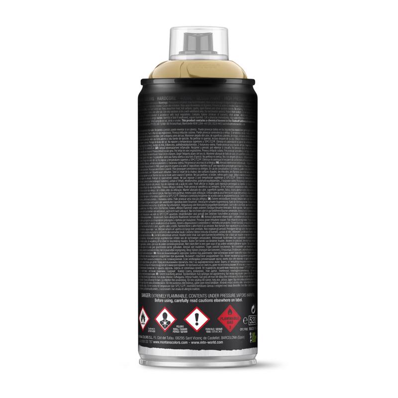 MTN Hardcore Gloss Gold Metallic Spray Paint 400 ml