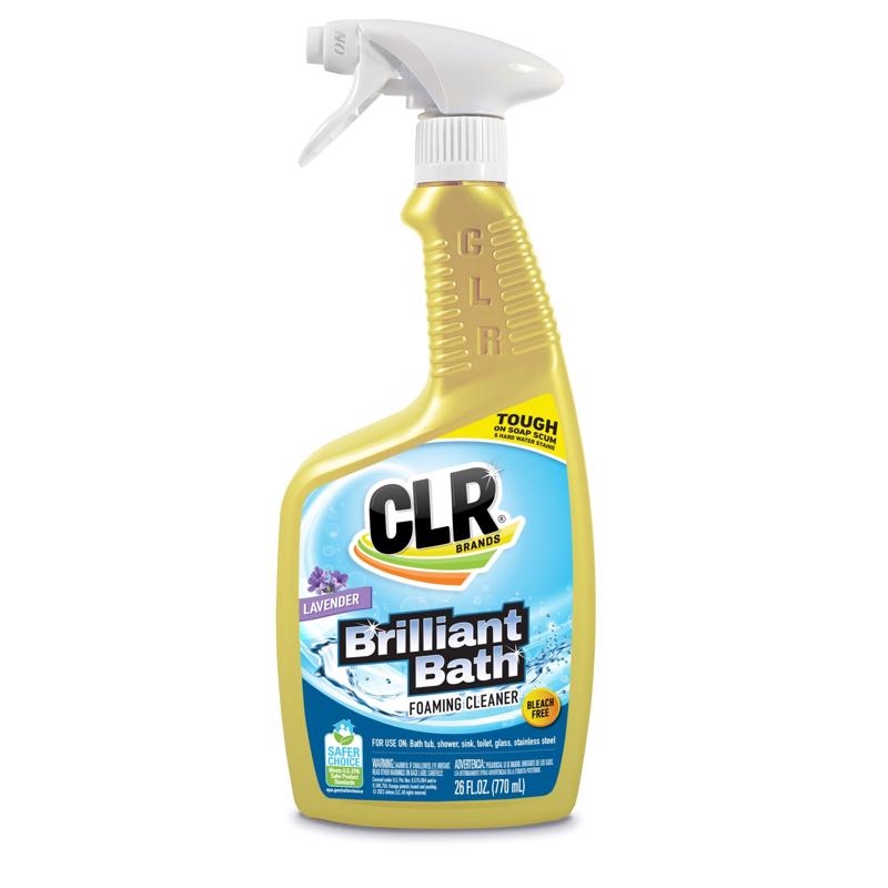 CLR Brands Brilliant Bath Lavender Scent Foaming Cleaner 26 oz Liquid