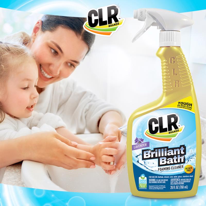 CLR Brands Brilliant Bath Lavender Scent Foaming Cleaner 26 oz Liquid