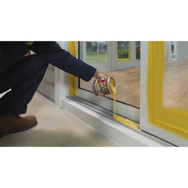 Flex Seal Family of Products Flood Protection Yellow Liquid Rubber Sealant Coating 28 oz