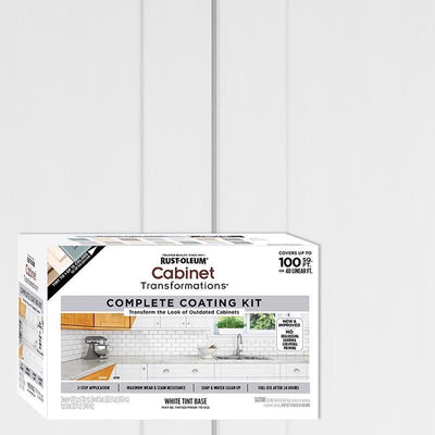 Rust-Oleum Cabinet Transformations Satin White Tint Base Cabinet Refinishing System Interior 1 qt
