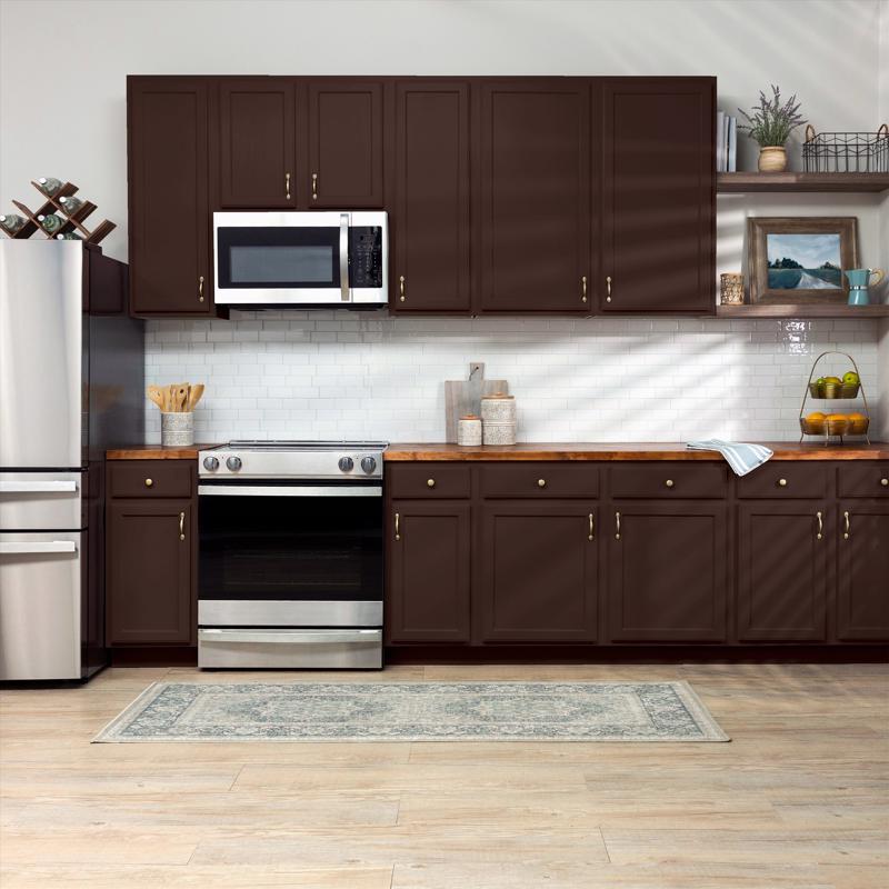 Rust-Oleum Cabinet Transformations Satin Tint Base Deep-Tone Base Cabinet Refinishing System Interio