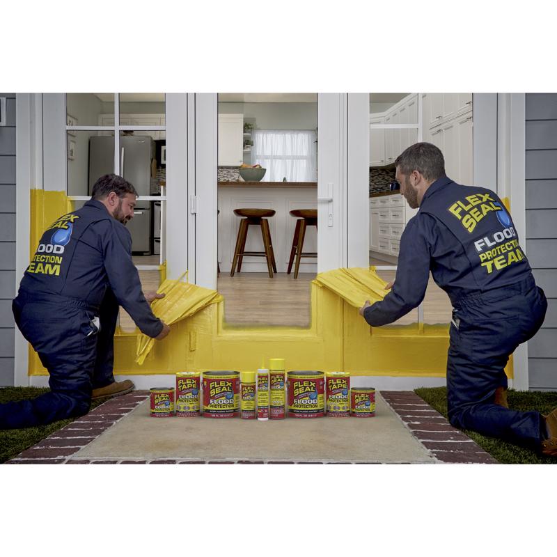 Flex Seal Family of Products Flood Protection Yellow Rubber Coating 26 oz