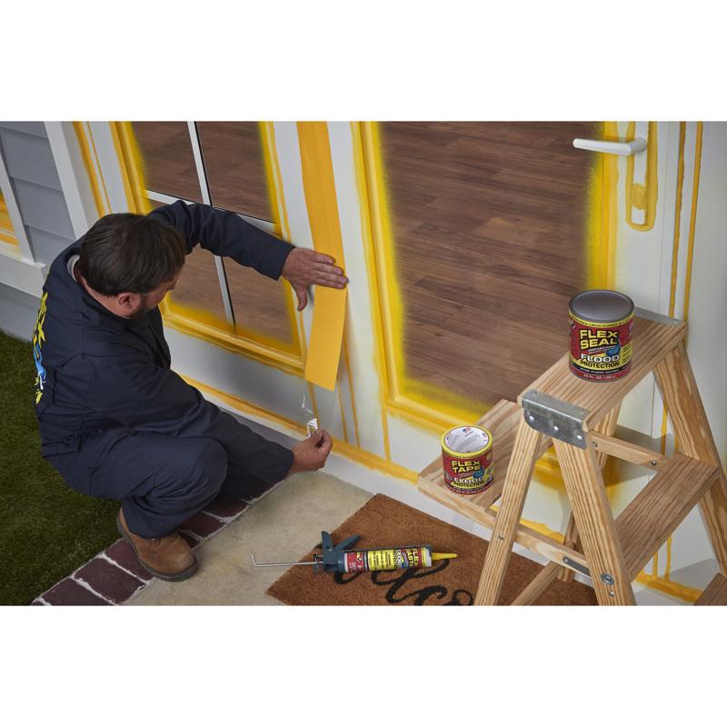 Flex Seal Family of Products Flood Protection 3.75 in. W X 20 ft. L Yellow Waterproof Repair Tape