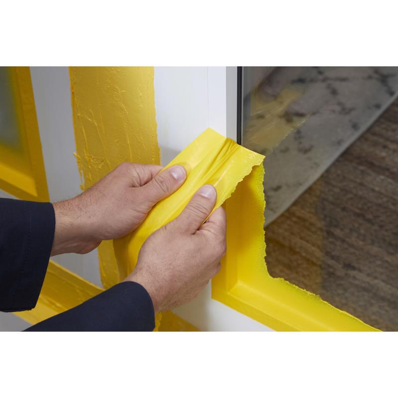 Flex Seal Family of Products Flood Protection 3.75 in. W X 20 ft. L Yellow Waterproof Repair Tape