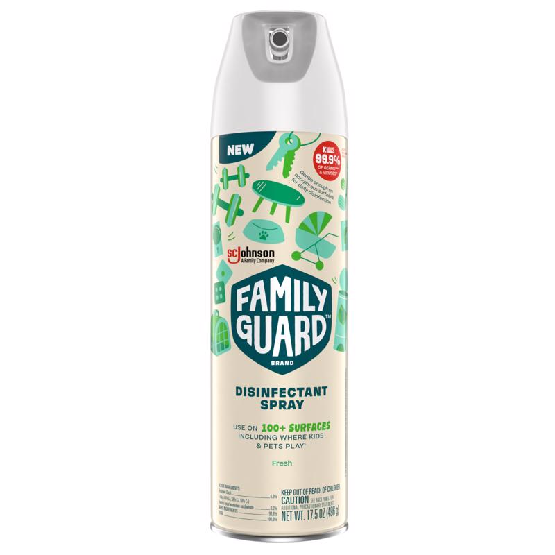 Family Guard Fresh Scent Disinfectant Spray 17.5 oz