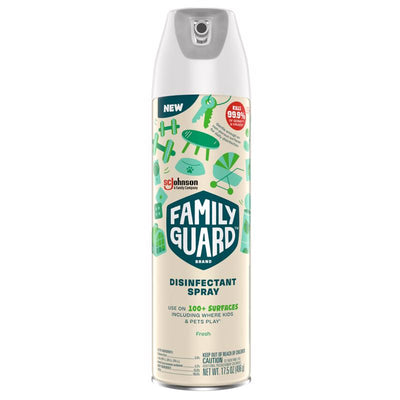 Family Guard Fresh Scent Disinfectant Spray 17.5 oz