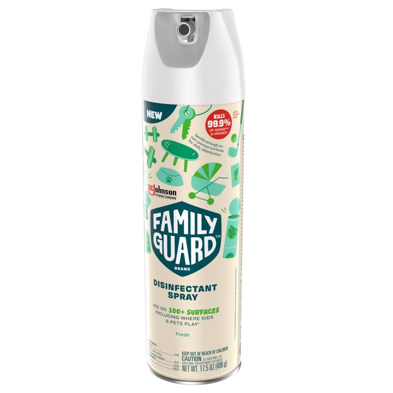 Family Guard Fresh Scent Disinfectant Spray 17.5 oz