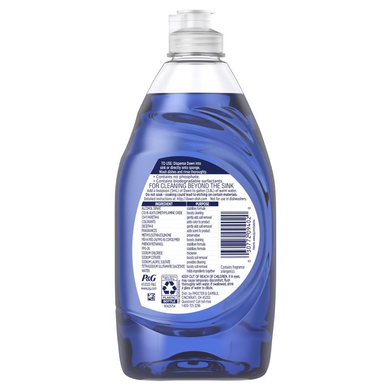 Dawn Ultra Platinum Refreshing Rain Scent Liquid Dish Soap 14.6 oz