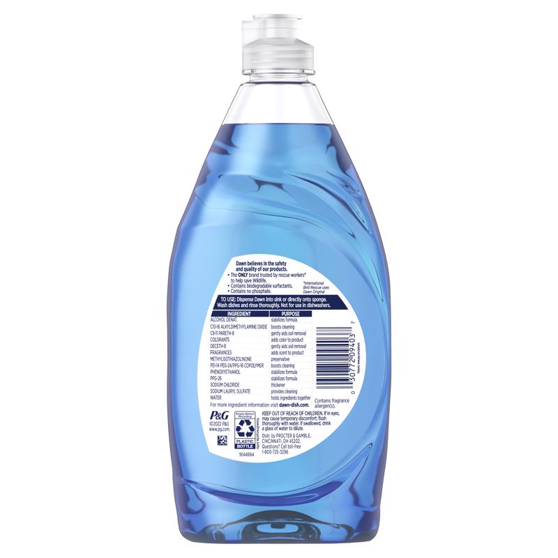 Dawn Ultra Original Scent Liquid Dish Soap 18 oz