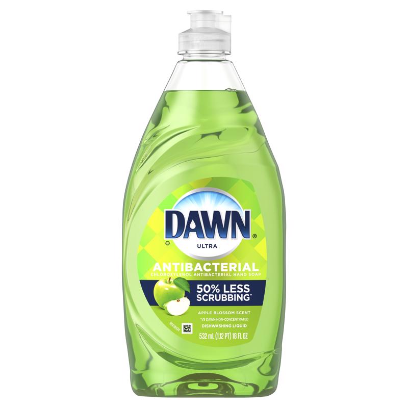 Dawn Ultra Apple Scent Liquid Dish Soap 18 oz