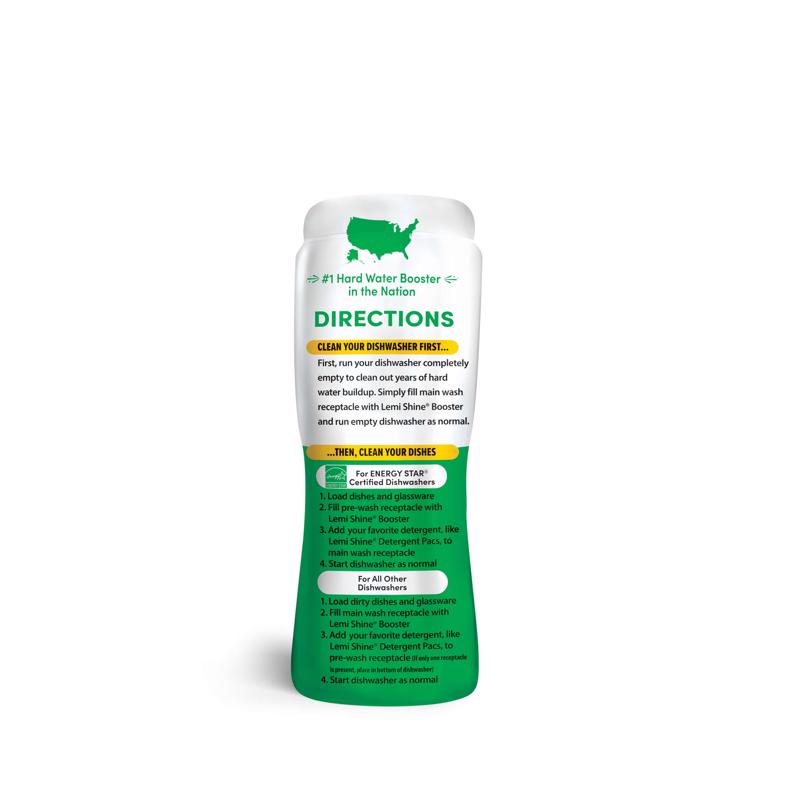 Lemi Shine Citrus Scent Powder Dishwasher Booster 10 oz
