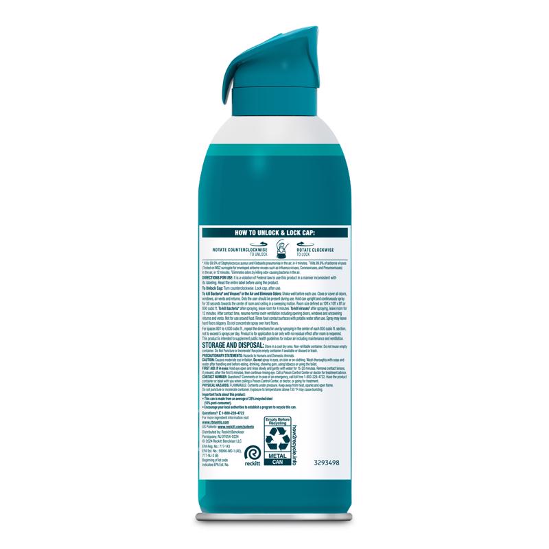 Lysol Fresh Scent Air Sanitizer 10 oz