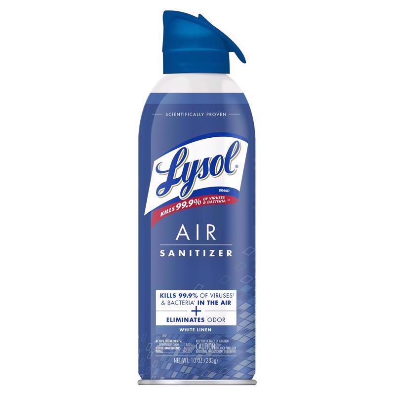 Lysol White Linen Scent Air Sanitizer 10 oz