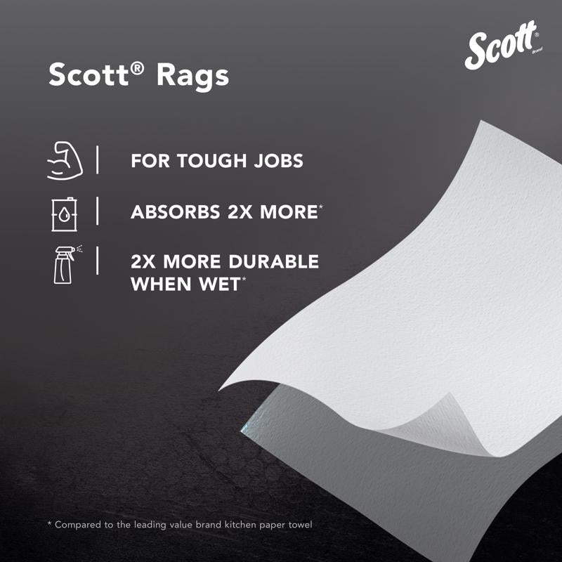 Scott Rags On a Roll Cleaning Cloth 9.4 in. W X 11 in. L 60 sheet