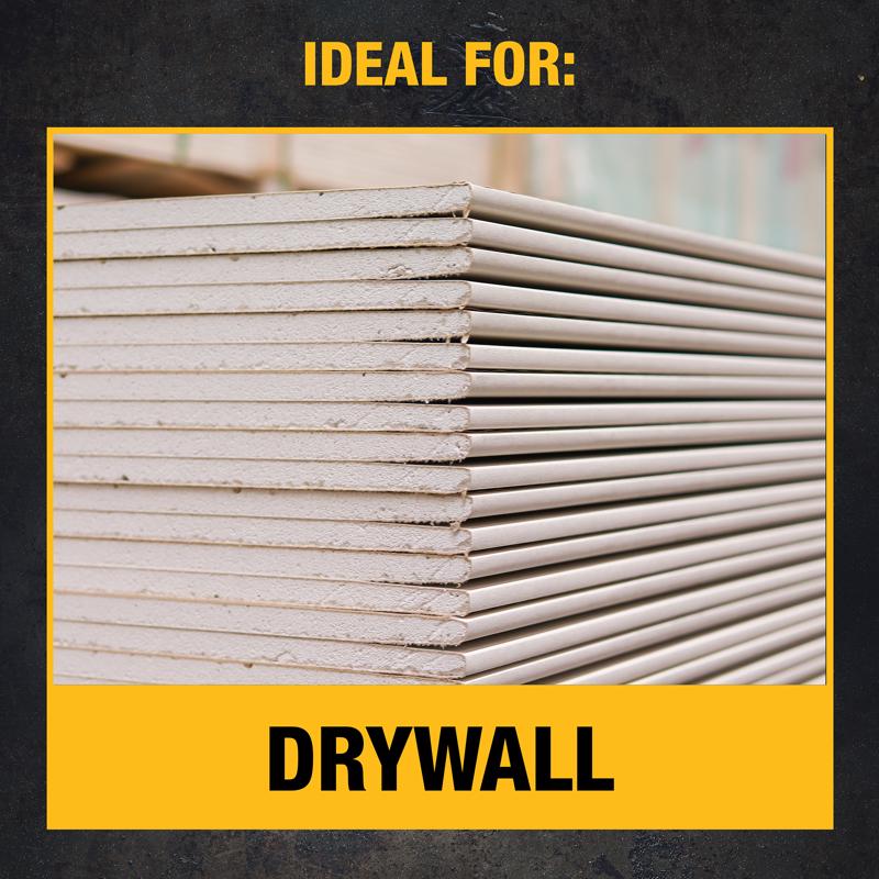 DeWalt 9 in. L X 9 in. W 120 Grit Aluminum Oxide Drywall Sandpaper 5 pk