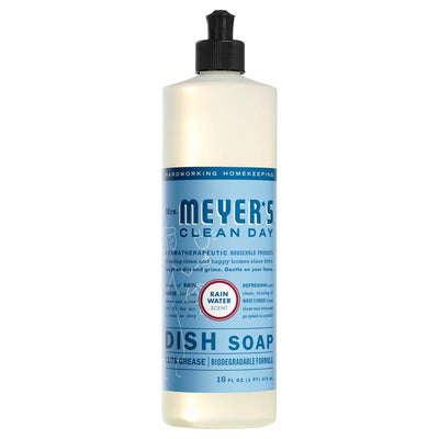 Mrs. Meyer's Clean Day Refreshing Rain Scent Liquid Dish Soap 16 oz