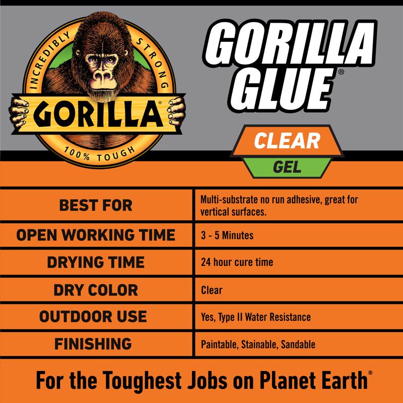 Gorilla High Strength Clear Clear Glue 1.75 oz