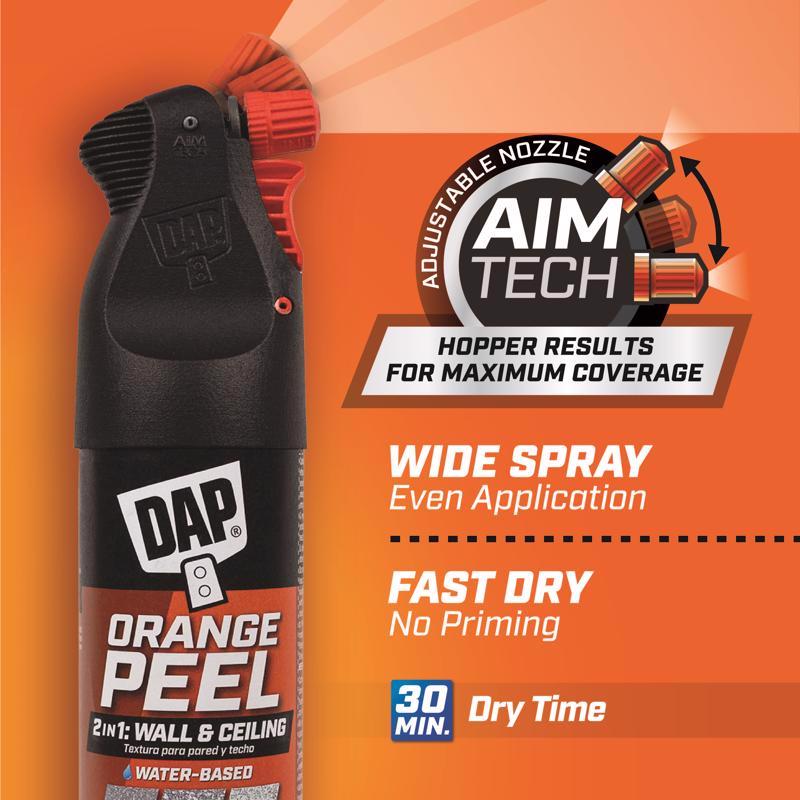 DAP White Water-Based Orange Peel Spray Texture 25 oz