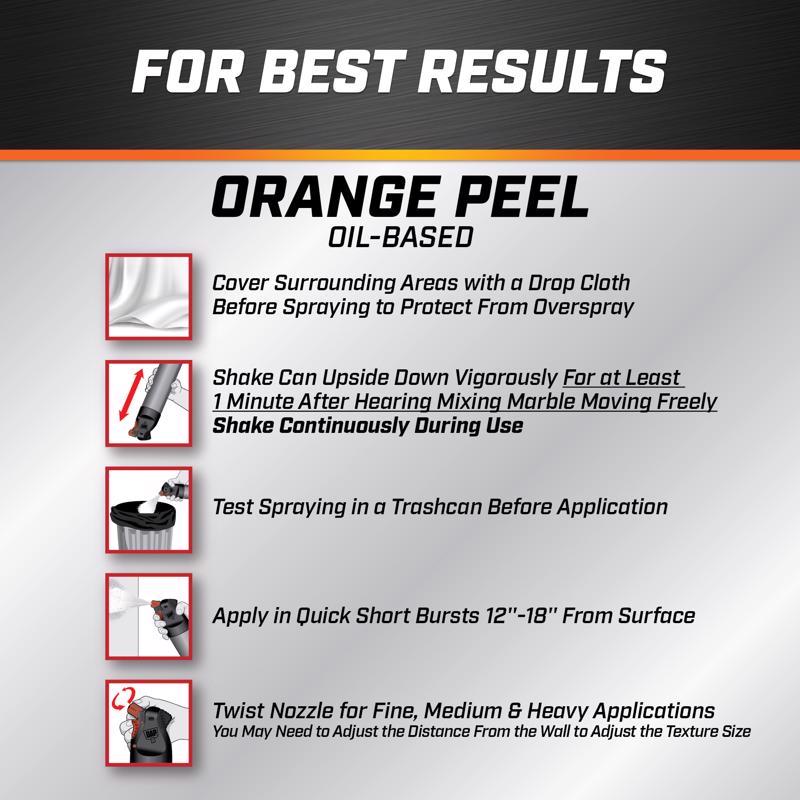 DAP White Oil-Based Orange Peel Spray Texture 25 oz