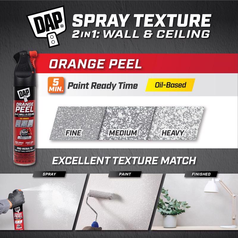 DAP White Oil-Based Orange Peel Spray Texture 25 oz