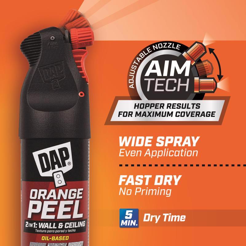 DAP White Oil-Based Orange Peel Spray Texture 25 oz