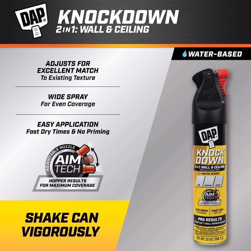 DAP White Water-Based Knockdown Wall Texture 25 oz
