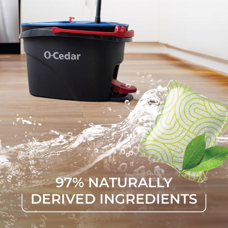 O-Cedar Citrus Scent Floor Cleaner Powder 10 pk