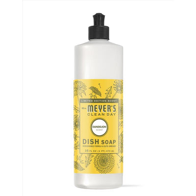 Mrs. Meyer's Clean Day Dandelion Scent Liquid Dish Soap 16 oz
