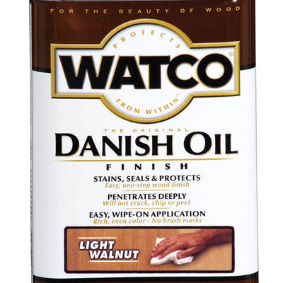 WATCO Transparent Light Walnut Oil-Based Danish Oil 1 qt