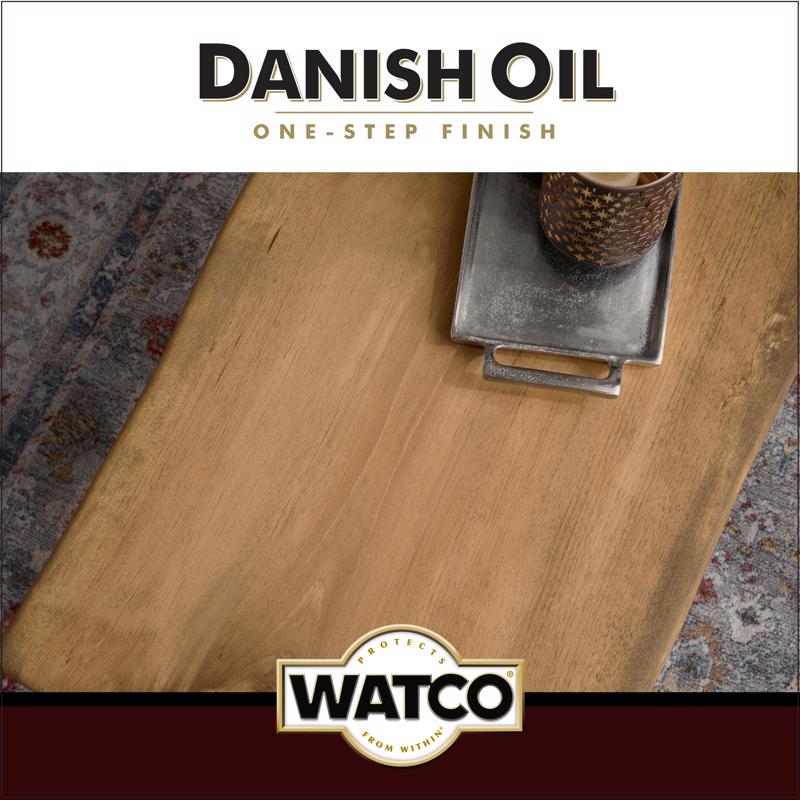 WATCO Transparent Dark Walnut Oil-Based Danish Oil 1 qt