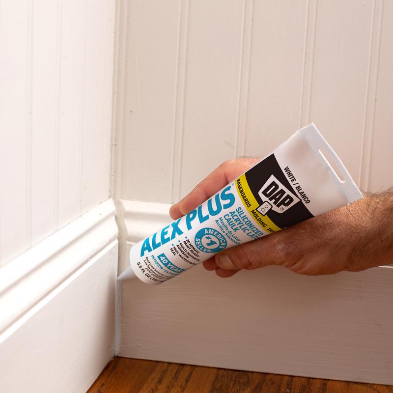 DAP Alex Plus White Acrylic All Purpose Caulk 5.5 oz