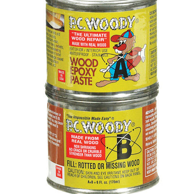 PC-Woody Tan Two Part Wood Epoxy Paste 6 oz