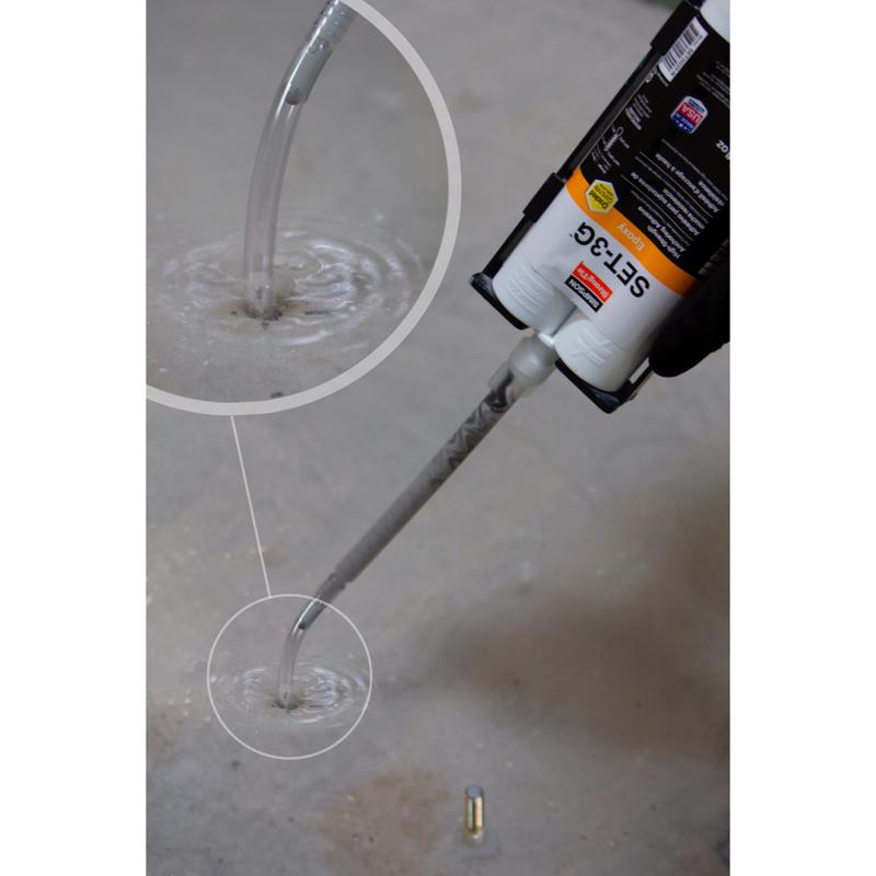 Simpson Strong-Tie SET-3G Plastic Concrete Anchoring Epoxy Paste 23.06 in. H X 4.06  W X 2.06 in. L