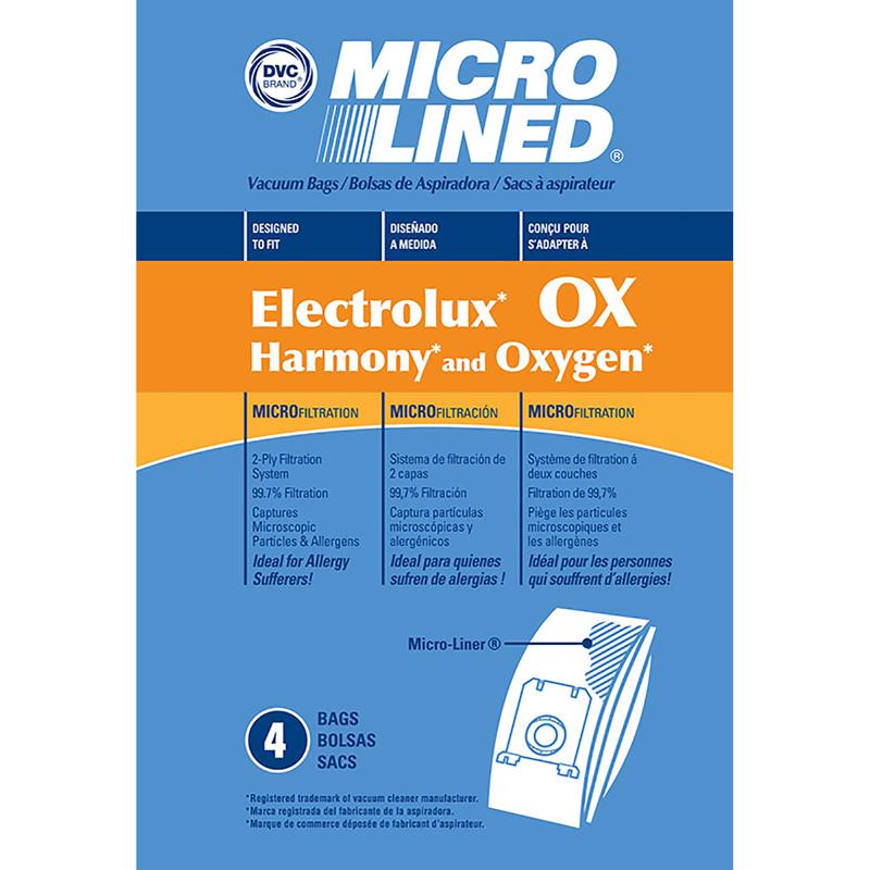 DVC Micro Lined Vacuum Bag 4 pk Electrolux OX