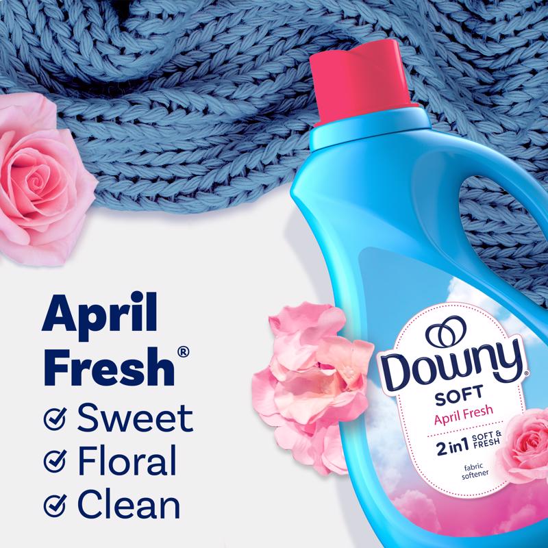 Downy Ultra April Fresh Scent Fabric Softener Liquid 44 oz