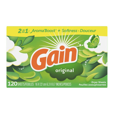 Gain Original Scent Dryer Sheets Sheets