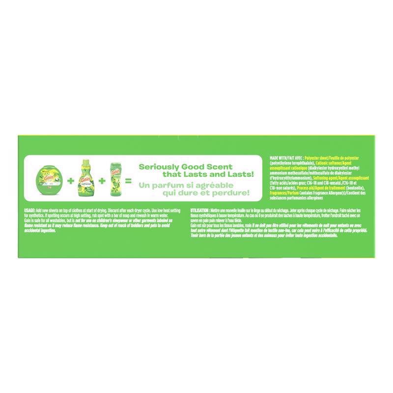 Gain Original Scent Dryer Sheets Sheets