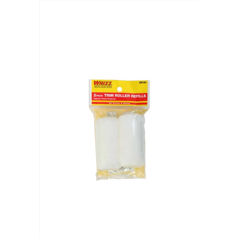 Whizz Woven 5 in. W X 1/4 in. Mini Trim Roller Refill 2 pc