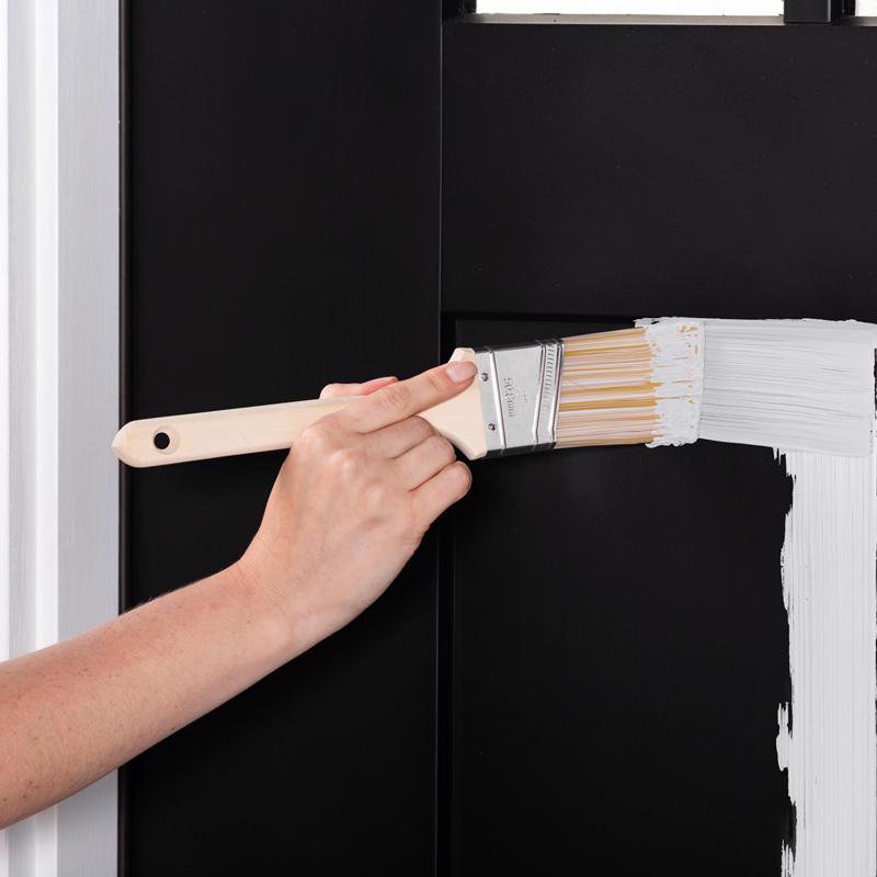 Rust-Oleum Stops Rust Satin White Water Base Door Paint Exterior and Interior 1 qt